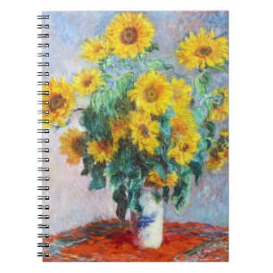 Bouquet of Sunflower, 1880 Claude Monet Notitieboek