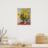 Bouquet of Sunflower (1881) van Claude Monet Poster (Keuken)