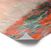 Bouquet of Sunflower (1881) van Claude Monet Poster (Hoek)