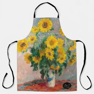 Bouquet of Sunflower Apron (1881) van Claude Monet Schort