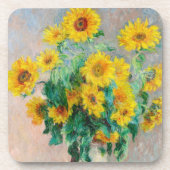 Bouquet of Sunflower Claude Monet Bier Onderzetter (Voorkant)