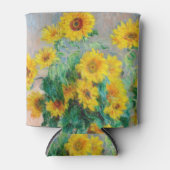 Bouquet of Sunflower Claude Monet Blikjeskoeler (Voorkant)