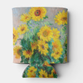 Bouquet of Sunflower Claude Monet Blikjeskoeler (Achterkant)