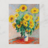 Bouquet of Sunflower Claude Monet Briefkaart (Voorkant)