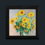 Bouquet of Sunflower Claude Monet Cadeaudoosje<br><div class="desc">Bouquet van zonnebloemen. Claude Monet. 1881. Reproductie van beroemde kunstwerken in het publieke domein,  afbeeldingen.</div>