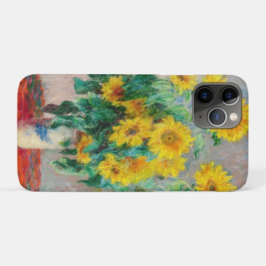 Bouquet of Sunflower Claude Monet Case-Mate iPhone Case (Achterkant (horizontaal))