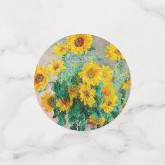 Bouquet of Sunflower Claude Monet Confetti (Kleine voorkant)