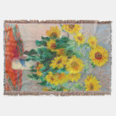 Bouquet of Sunflower Claude Monet Deken (Voorkant)
