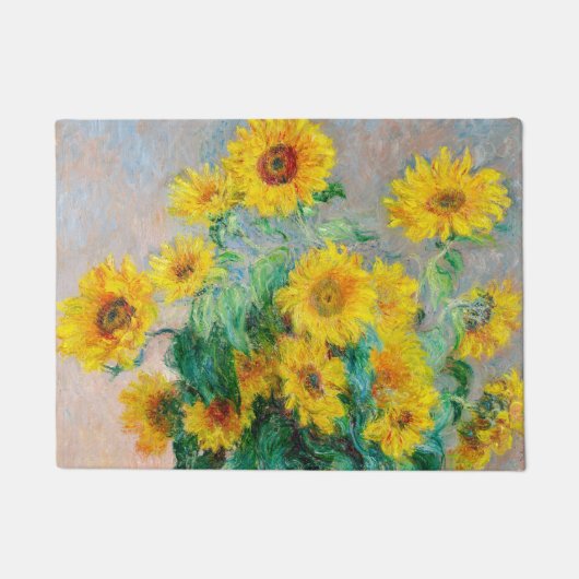 Bouquet of Sunflower Claude Monet Deurmat (Voorkant)
