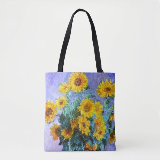 Bouquet of Sunflower Claude Monet Fine Art Tote Bag (Voorkant)