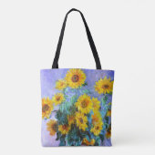 Bouquet of Sunflower Claude Monet Fine Art Tote Bag (Achterkant)