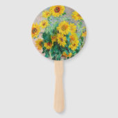Bouquet of Sunflower Claude Monet Handwaaier (Voorkant)