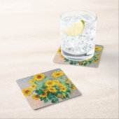 Bouquet of Sunflower Claude Monet Kartonnen Onderzetters (Insitu)