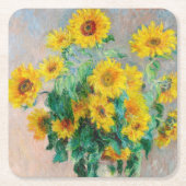Bouquet of Sunflower Claude Monet Kartonnen Onderzetters (Voorkant)