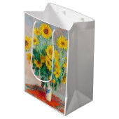 Bouquet of Sunflower Claude Monet Medium Cadeauzakje (Voorkant Gekanteld)