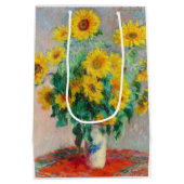 Bouquet of Sunflower Claude Monet Medium Cadeauzakje (Achterkant)