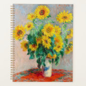 Bouquet of Sunflower Claude Monet Planner (Voorkant)