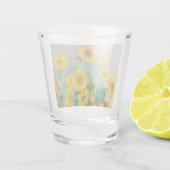 Bouquet of Sunflower Claude Monet Shot Glas (Achterkant)