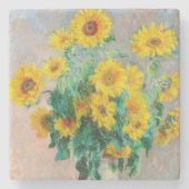 Bouquet of Sunflower Claude Monet Stenen Onderzetter (Voorkant)