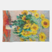 Bouquet of Sunflower Claude Monet Theedoek (Horizontaal)