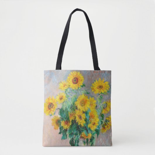 Bouquet of Sunflower Claude Monet Tote Bag (Voorkant)