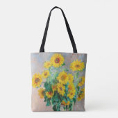 Bouquet of Sunflower Claude Monet Tote Bag (Achterkant)