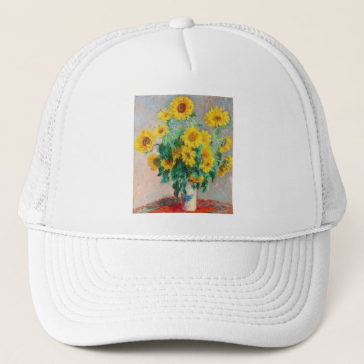 Bouquet of Sunflower Claude Monet Trucker Pet (Voorkant)