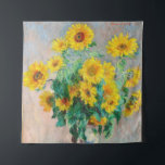 Bouquet of Sunflower Claude Monet Wandkleed<br><div class="desc">Bouquet van zonnebloemen. Claude Monet. 1881. Reproductie van beroemde kunstwerken in het publieke domein,  afbeeldingen.</div>