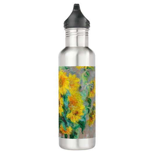 Bouquet of Sunflower Claude Monet Waterfles (Rechts)