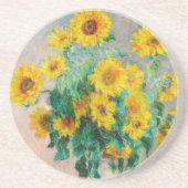 Bouquet of Sunflower Claude Monet Zandsteen Onderzetter (Voorkant)