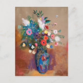 Bouquet Of Wild Field Flowers - Odilon Redon Briefkaart (Voorkant)