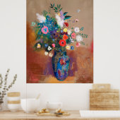 Bouquet Of Wild Field Flowers - Odilon Redon Poster (Keuken)
