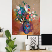 Bouquet Of Wild Field Flowers - Odilon Redon Poster (Thuiskantoor)