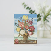 Bouquet op de Ledge Ambrosius Bosschaert Briefkaart (Staand voorkant)