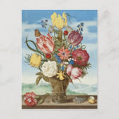 Bouquet op de Ledge Ambrosius Bosschaert Briefkaart (Voorkant)