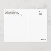 Bouquet op tafel van Martin Briefkaart (Achterkant)