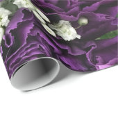 Bouquet Paarse anjers Cadeaupapier (Rol Hoek)