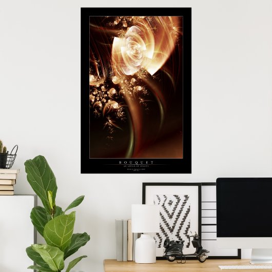 Bouquet Poster (Thuiskantoor)