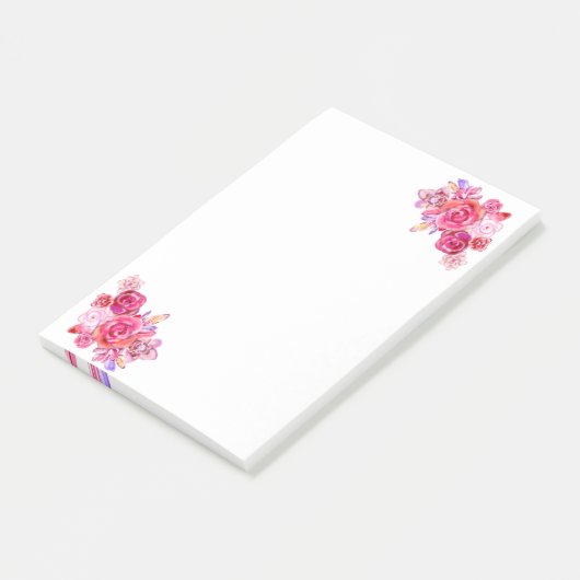 Bouquet Rozen Flowers Post-it® Notes (Schuin)