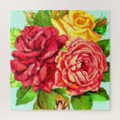 Bouquet-Rozen - Romantic Legpuzzel (Verticaal)