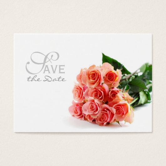 Bouquet Save the Date Visitekaartje (Voorkant)