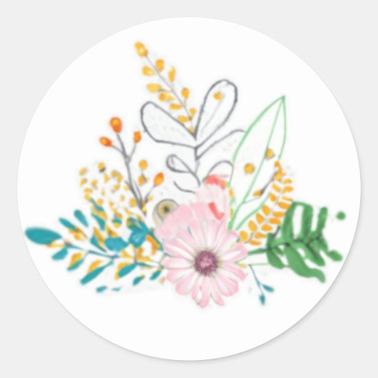 Bouquet Sticker (Voorkant)