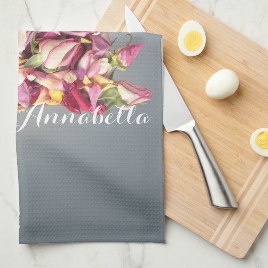 Bouquet Theedoek (Quarter Fold)