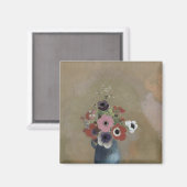 Bouquet van anemonen magneet (Voorkant / Achterkant)