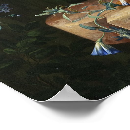 Bouquet van Bloemen in een Urn Poster (Hoek)