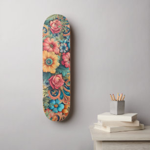  Bouquet van Bloemen Persoonlijk Skateboard