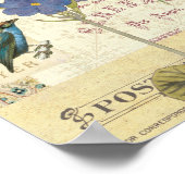 Bouquet van Bloemen, Vogels en buiken Poster (Hoek)