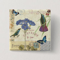  Bouquet van Bloemen, Vogels en Butterflies