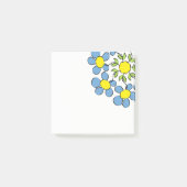 Bouquet van bronbloemen post-it® notes (Voorkant)
