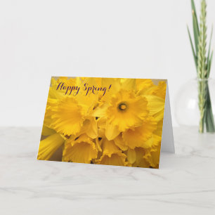Bouquet van Daffodils Birthday Kaart